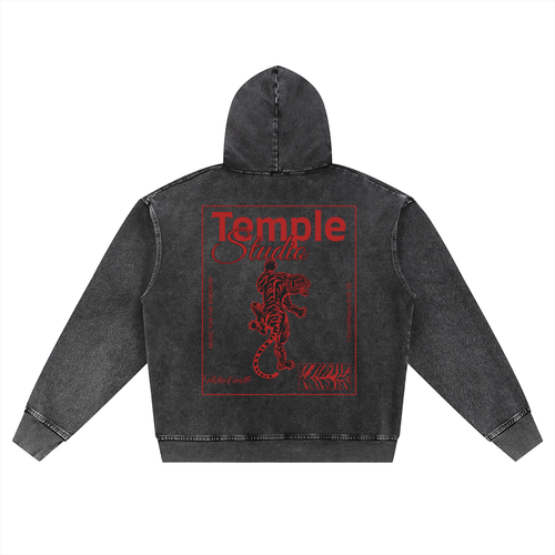DBO Oversized Zip-Up Hoodie
