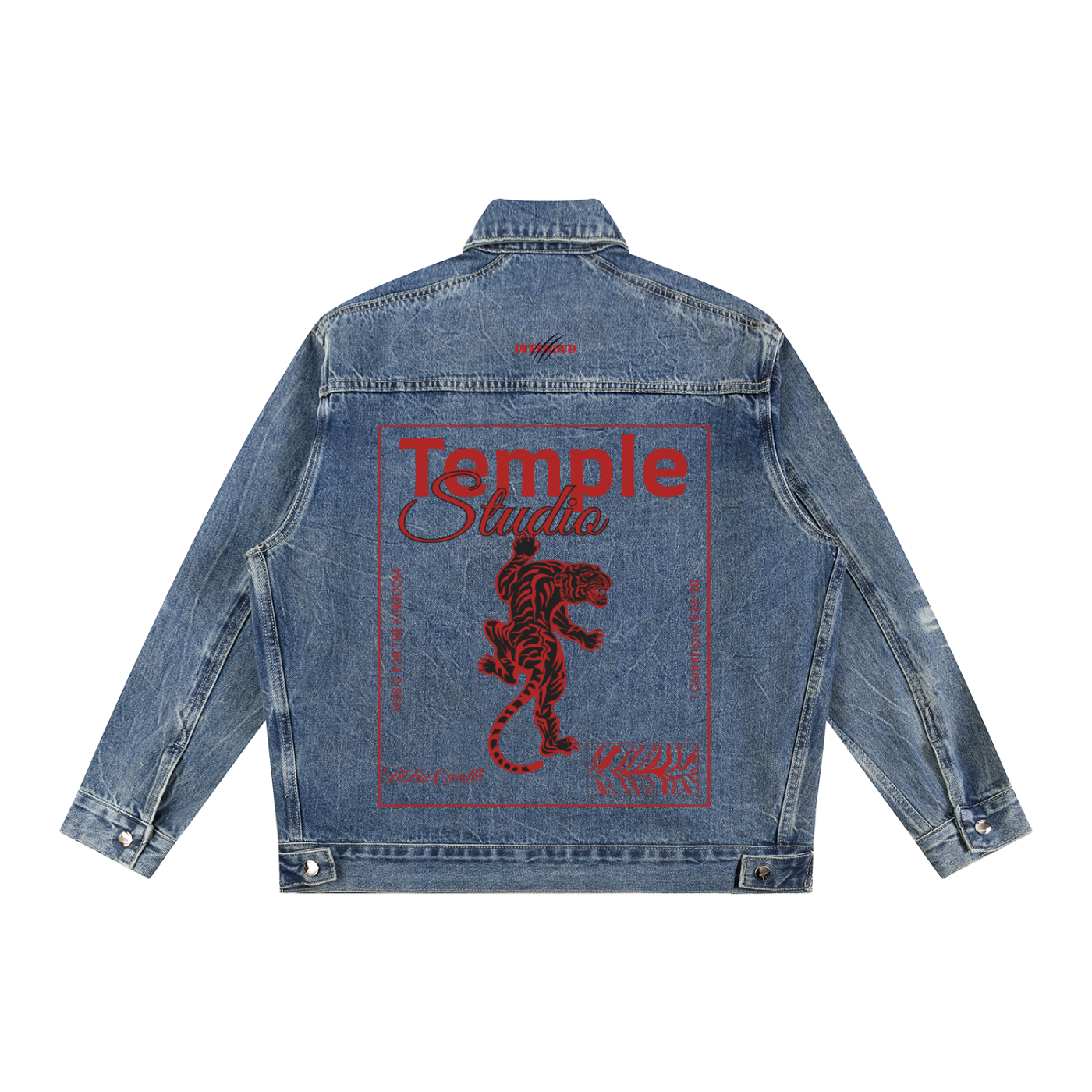 TEMPLE STUDIO Vintage Denim Jacket